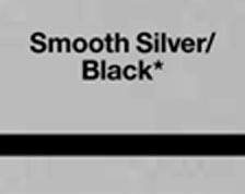 smooth silver black